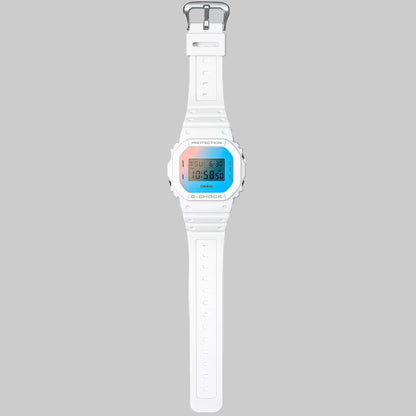 G-Shock White/Blue Time Lapse Men's 200m Ditgital Sports Watch DW-5600TL-7
