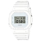 G-Shock White on White Unisex 200m Digital Sports Watch DW-5600WW-7