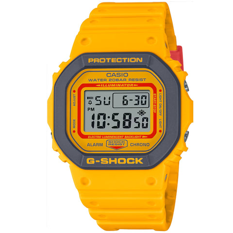 G-Shock Yellow/Grey Men's 200m Multifunction Digital Sports Watch DW-5610Y-9
