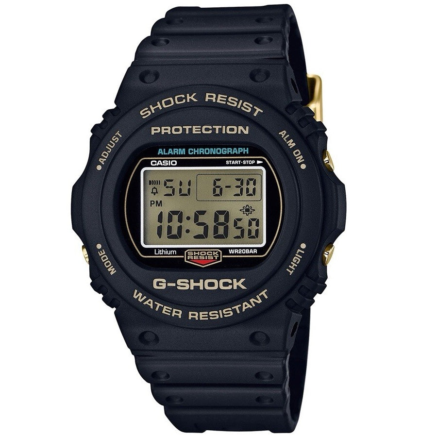 G-Shock 35th Anniversary Black 200m Men's Digital Sports Watch DW-5735D-1B