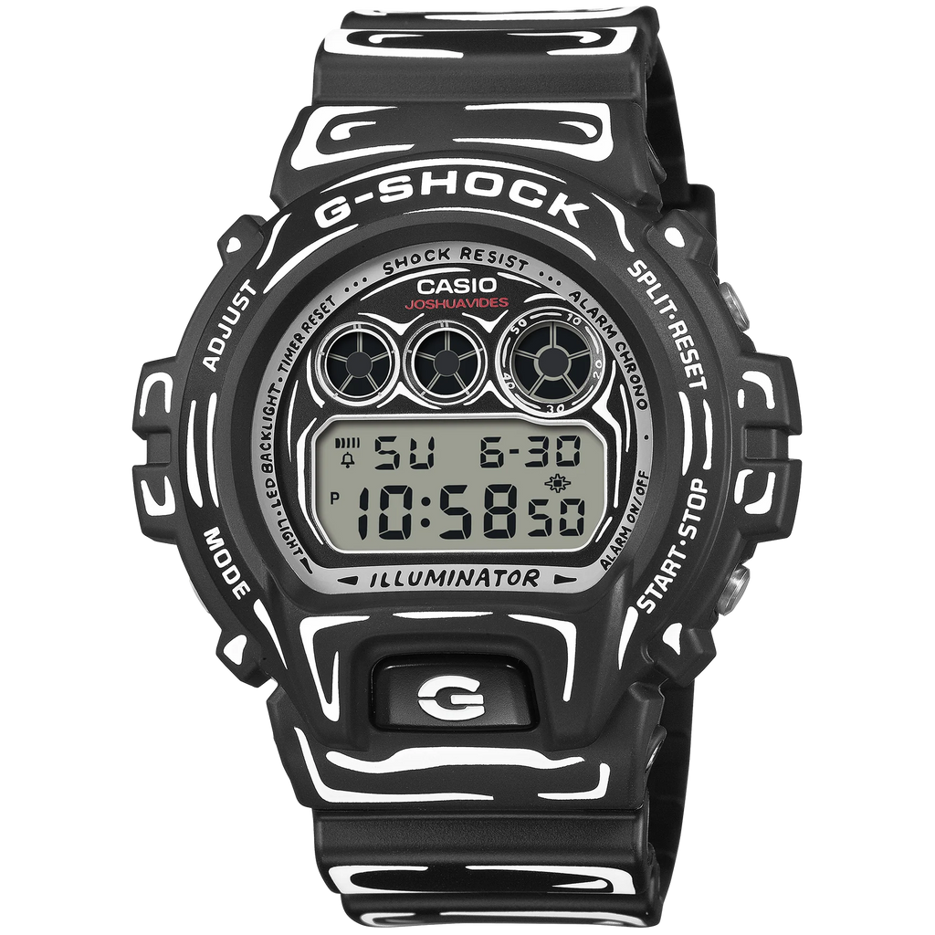 Casio G-Shock Joshua Vides Collaboration Men's 200m Digital Watch DW-6900JV-1