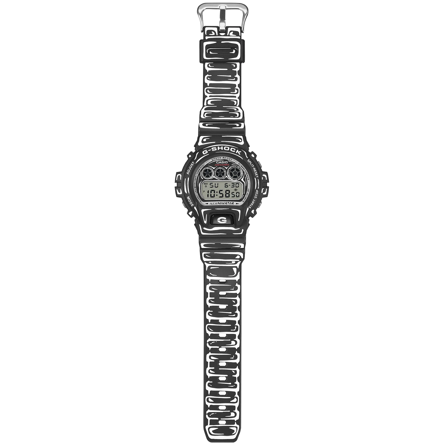 Casio G-Shock Joshua Vides Collaboration Men's 200m Digital Watch DW-6900JV-1