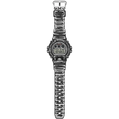 Casio G-Shock Joshua Vides Collaboration Men's 200m Digital Watch DW-6900JV-1