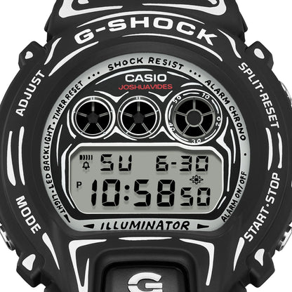 Casio G-Shock Joshua Vides Collaboration Men's 200m Digital Watch DW-6900JV-1