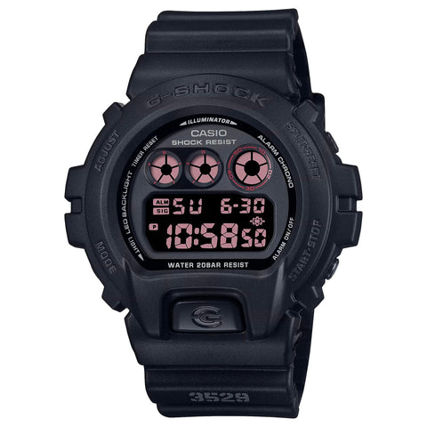 G-Shock Black Men's 200m Digital Sports Watch DW-6900MS-1