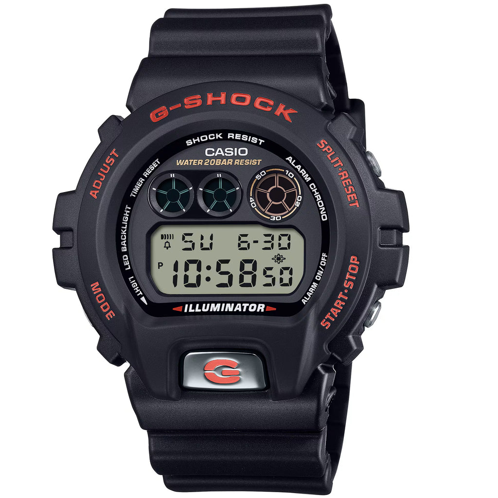 G-Shock Black Men's 200m Digital Sports Watch DW-6900TR-1