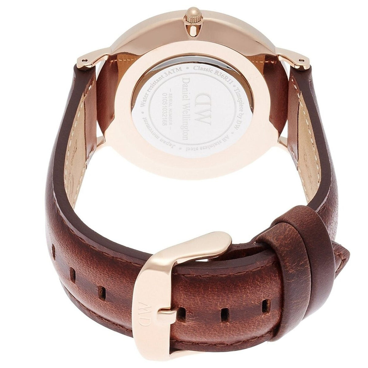 Daniel Wellington Classic St Mawes 36mm Rose Gold/White Ladies Analog Watch