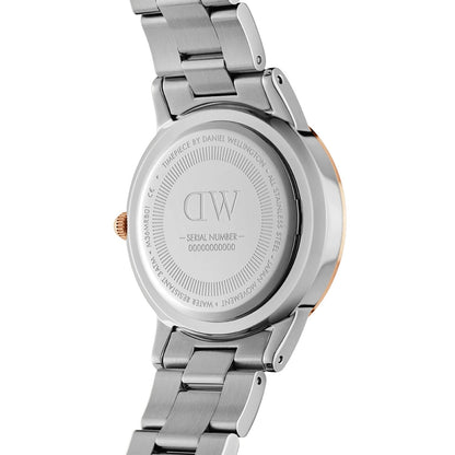 Daniel Wellington Iconic Link Silver/White Ladies Analog Watch DW00100205