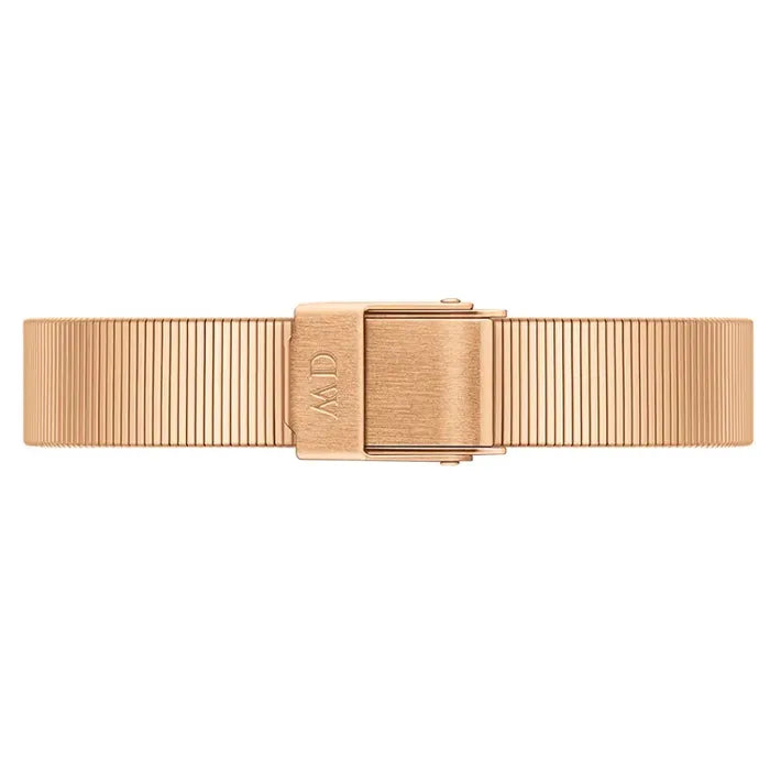 Daniel Wellington Quadro Studio Rose Gold/Black Ladies Analog Watch DW00100518