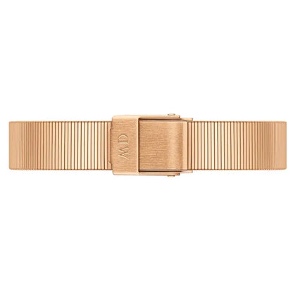 Daniel Wellington Quadro Studio Rose Gold/Black Ladies Analog Watch DW00100518