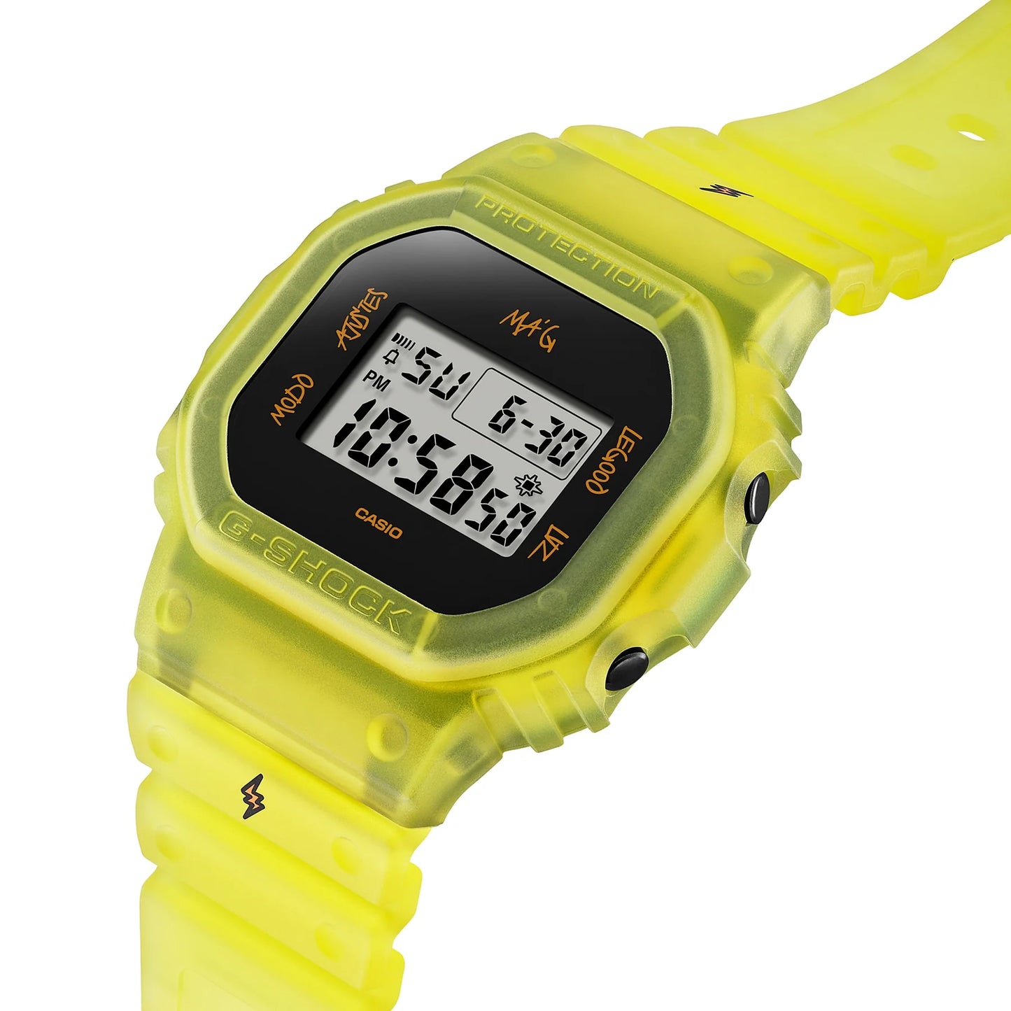 G-Shock Yellow/Black J Balvin Limited Edition Digital Watch DWE-5600JB-1A9
