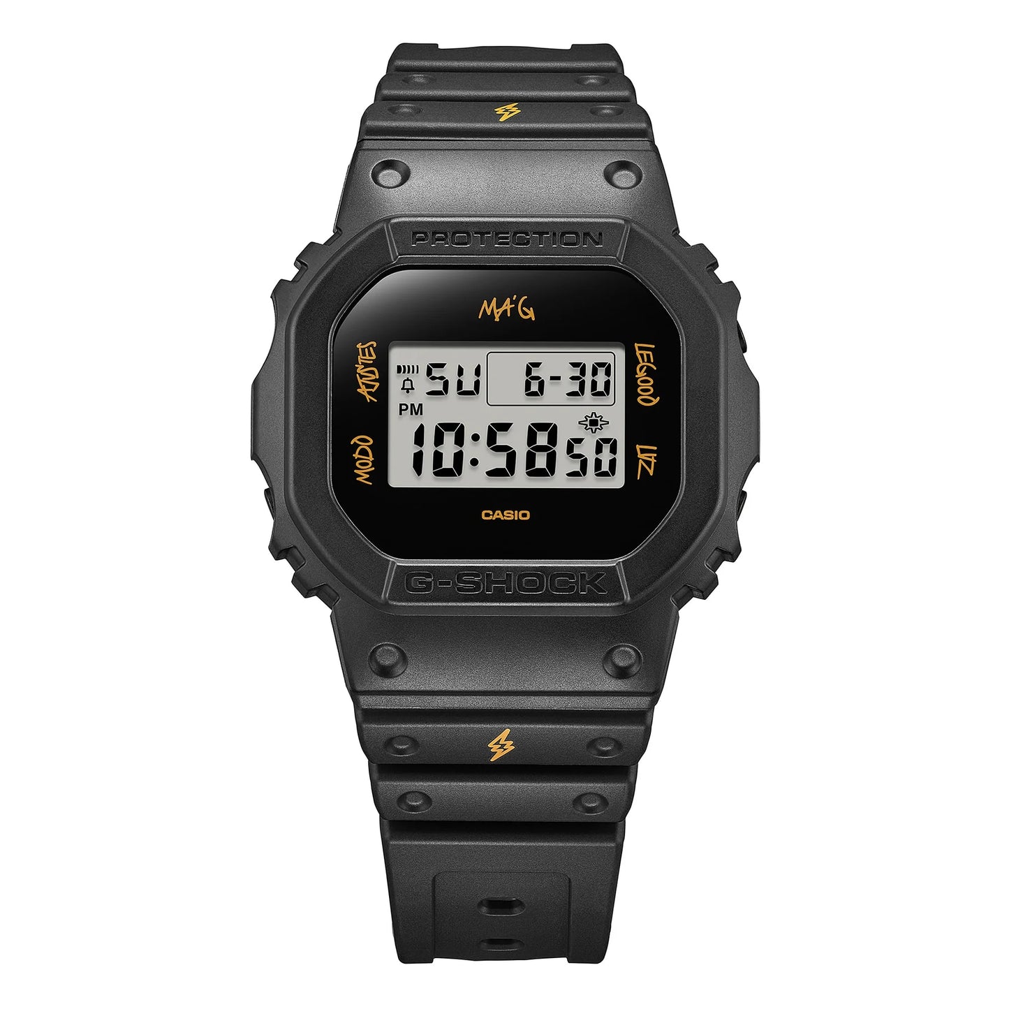 G-Shock Yellow/Black J Balvin Limited Edition Digital Watch DWE-5600JB-1A9