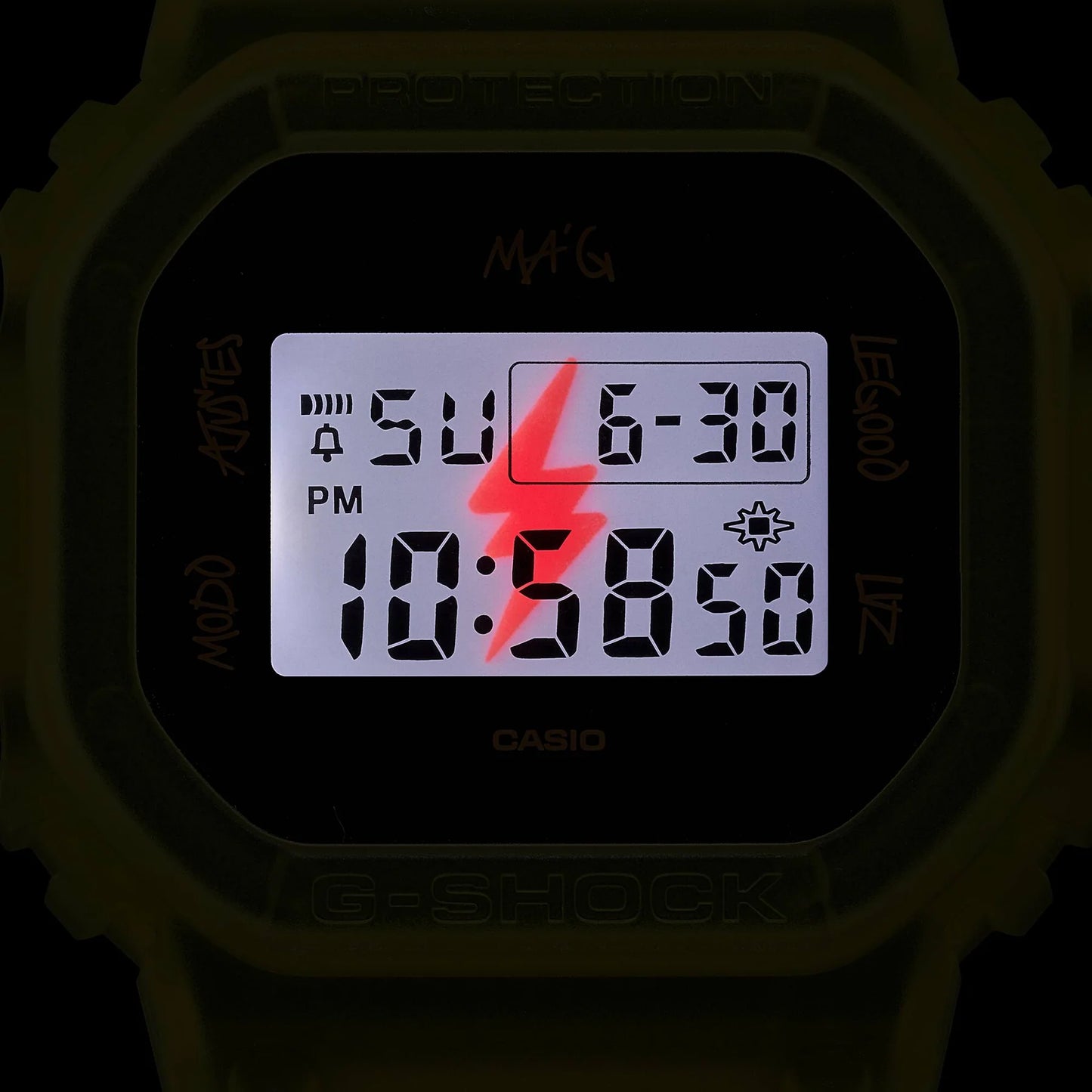 G-Shock Yellow/Black J Balvin Limited Edition Digital Watch DWE-5600JB-1A9