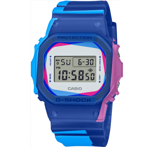 Casio G-Shock Overprint Series Men's 200m Digital Sports Watch DWE-5600PR-2