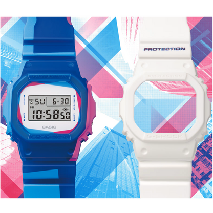 Casio G-Shock Overprint Series Men's 200m Digital Sports Watch DWE-5600PR-2