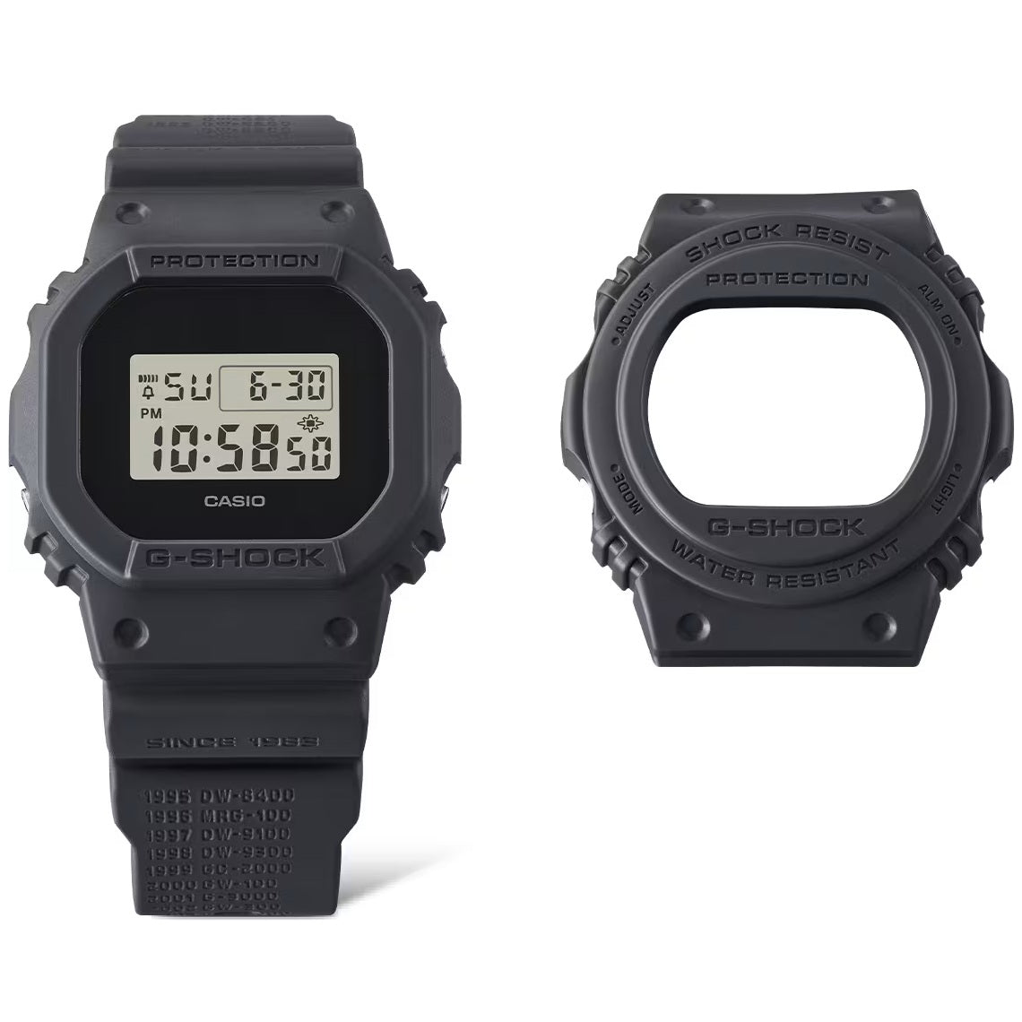 G-Shock 40th Anniversary Black Digital Men's Sports Watch DWE-5657RE-1
