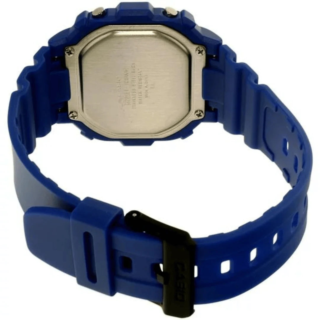 Casio Dark Blue 50m Unisex Digital Multifunction Sports Watch F-108WH-2A2