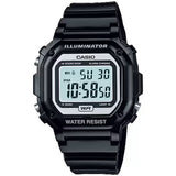 Casio Gloss Black 50m Unisex Digital Multifunction Watch F-108WHC-1A