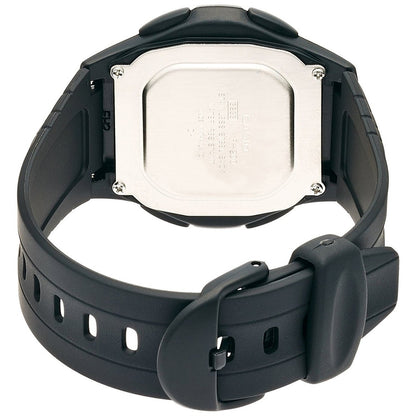 Casio Matte Black 30m Multifunction Unisex Digital Sports Watch F-200W-9A