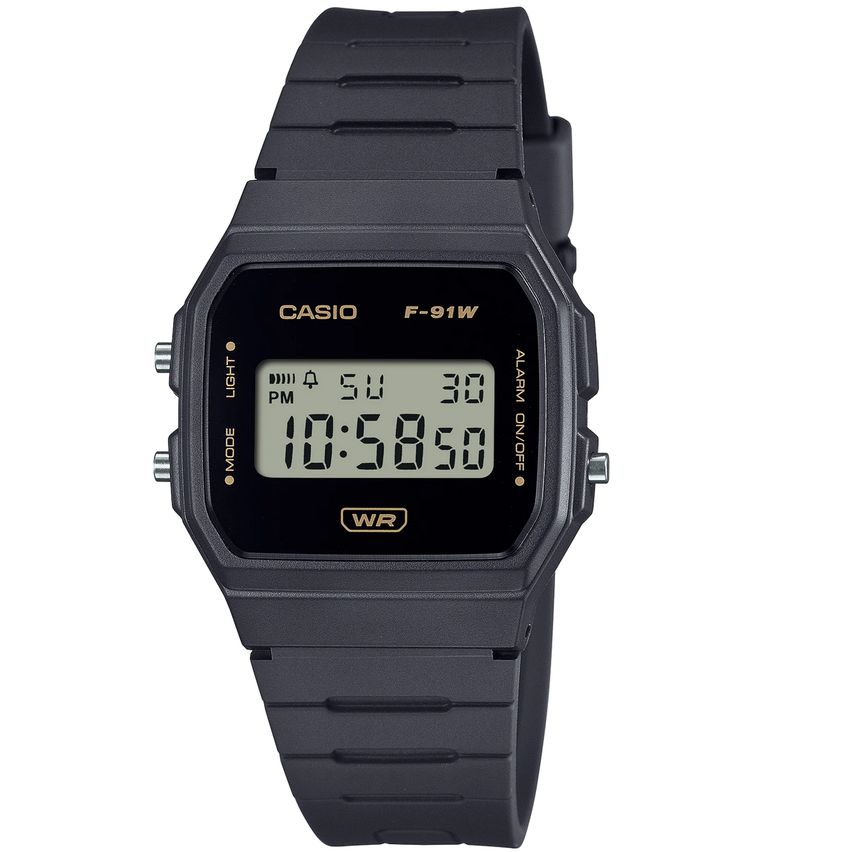 Casio Pop Grey Vintage Retro Style Unisex Multifunction Digital Watch F-91WB-8A