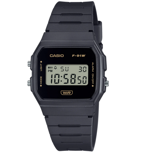 Casio Pop Grey Vintage Retro Style Unisex Multifunction Digital Watch F-91WB-8A