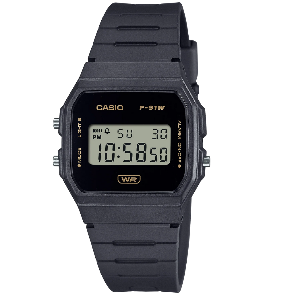 Casio Pop Grey Vintage Retro Style Unisex Multifunction Digital Watch F-91WB-8A