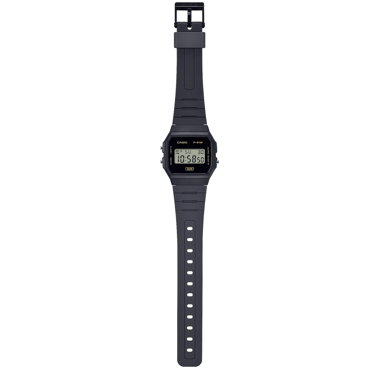 Casio Pop Grey Vintage Retro Style Unisex Multifunction Digital Watch F-91WB-8A