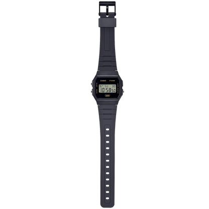 Casio Pop Grey Vintage Retro Style Unisex Multifunction Digital Watch F-91WB-8A