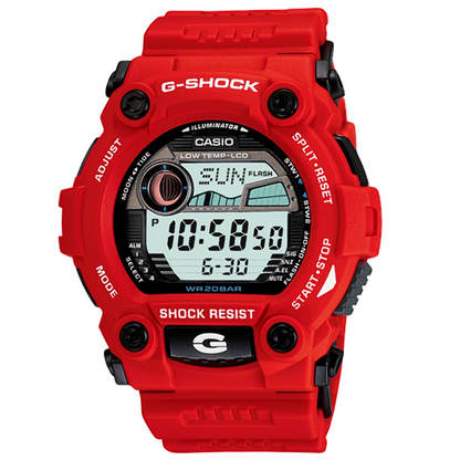 G-Shock Red Tide Graph Men's 200m Digital Sports Watch G-7900A-4