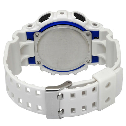 G-Shock Matte White/Black Men's 200m Digital Analog Sports Watch GA-100B-7A