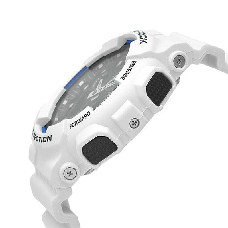 G-Shock Matte White/Black Men's 200m Digital Analog Sports Watch GA-100B-7A