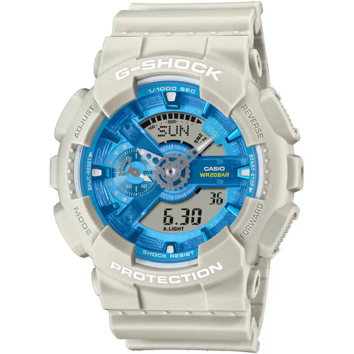 G-Shock Beige Oasis Series Men's 200m Digital-Analog Sports Watch GA-110AS-5A