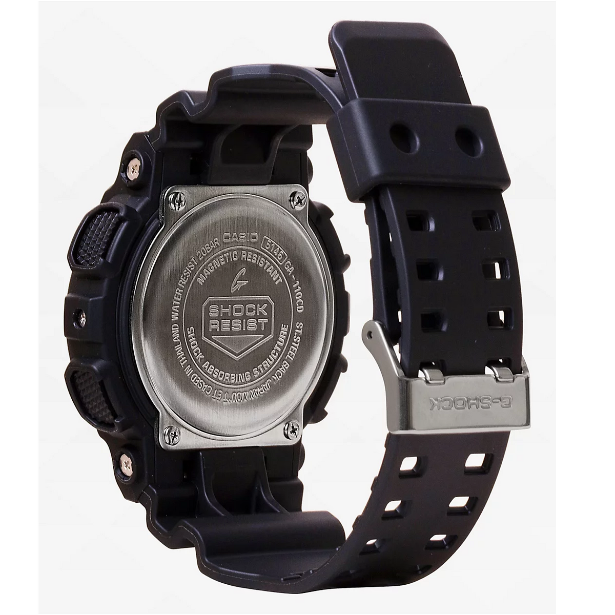 G-Shock Black/Gold-Silver Men's 200m Digital-Analog Sports Watch GA-110CD-1A9