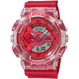 Casio G-Shock Red Lucky Drop Unisex 200m Digi-Analog Watch GA-110GL-4A