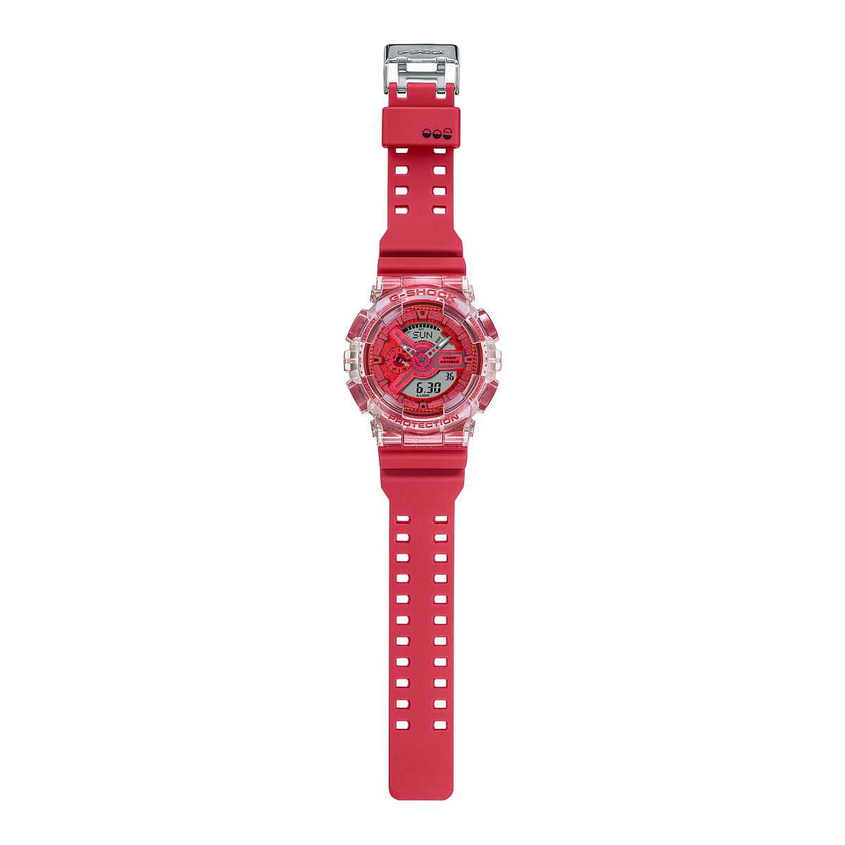 Casio G-Shock Red Lucky Drop Unisex 200m Digi-Analog Watch GA-110GL-4A