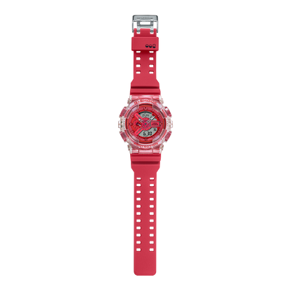 Casio G-Shock Red Lucky Drop Unisex 200m Digi-Analog Watch GA-110GL-4A