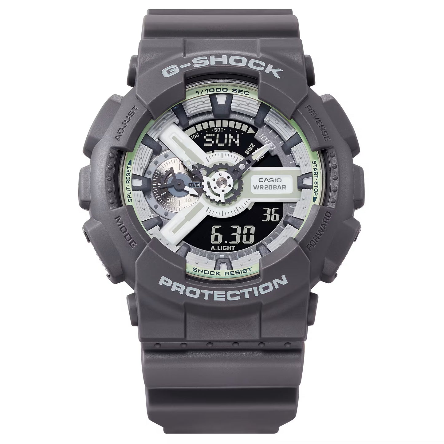 G-Shock Grey Glow in the Dark 200m Digi-Analog Men's Watch GA-700HD-8A
