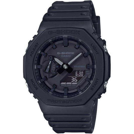 G-Shock CasiOak All Black Men's 200m Digital-Analog Sports Watch GA-2100-1A1