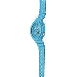 G-Shock All Turquoise Men's 200m Digi-Analog Sports Watch GA-2100-2A2