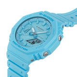 G-Shock All Turquoise Men's 200m Digi-Analog Sports Watch GA-2100-2A2