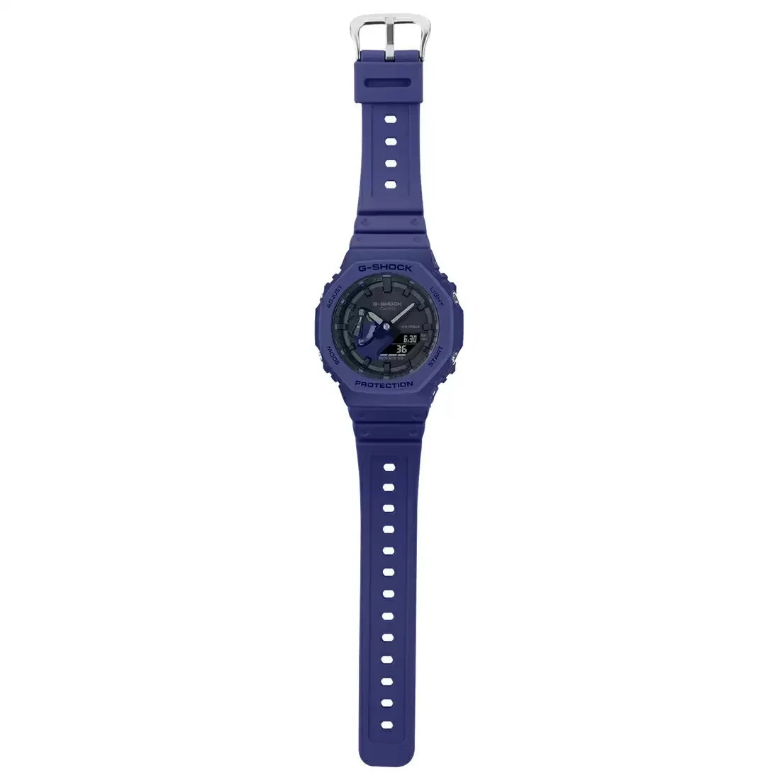 Casio CasiOak Blue/Black Men's 200m Digital Analog Sports Watch GA-2100-2A
