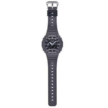 G-Shock Grey Men's 200m Digi-Analog Watch with Face Protectors GA-2100PTS-8A