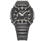 G-Shock Grey Men's 200m Digi-Analog Watch with Face Protectors GA-2100PTS-8A
