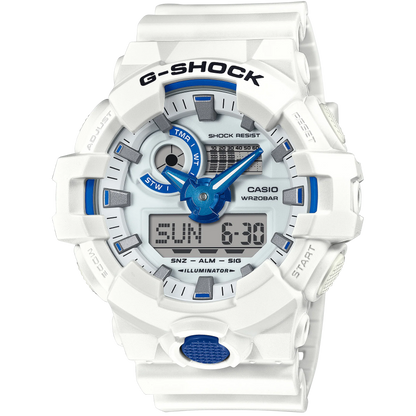 G-Shock White Summer Seas Men's 200m Digi-Ana Sports Watch GA-700HDS-7A