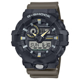 G-Shock Black/Olive Two-Tone Men's 200m Digi-Analog Sports watch GA-710TU-1A3