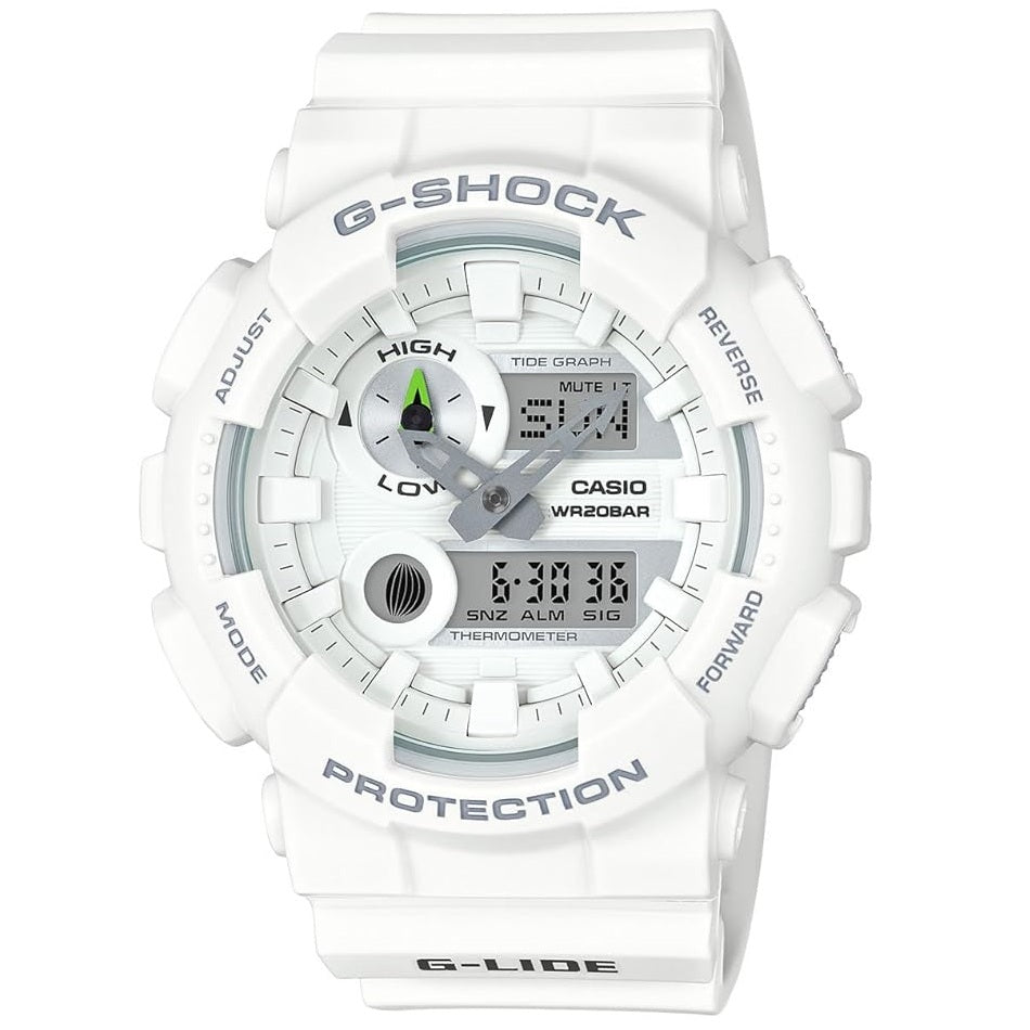 G-Shock White Men's Analog-Digital 200m Sports Watch GAX-100A-7A