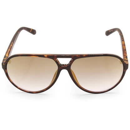 Guess Factory Shiny Dark Havana/Brown Gradient Unisex Pilot Sunglasses GF5070 52G