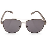 Guess Factory Shiny Gunmetal/Smoke Men's Pilot Sunglasses GF5094 08A