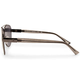 Guess Factory Shiny Gunmetal/Smoke Men's Pilot Sunglasses GF5094 08A