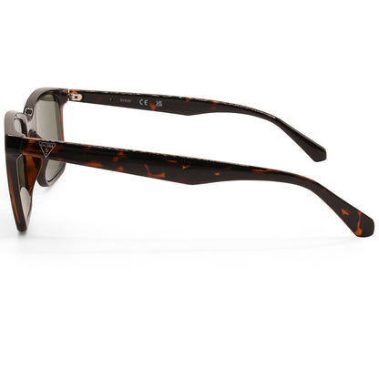Guess Factory Matte Dark Havana/Green Unisex Fashion Sunglasses GF5097 52N